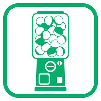 カプセルトイのアイコン カプセルトイ,ガチャガチャ,自動販売機,カプセル,自販機,コーナー,ゲームセンター,娯楽,ボール,景品のイラスト素材