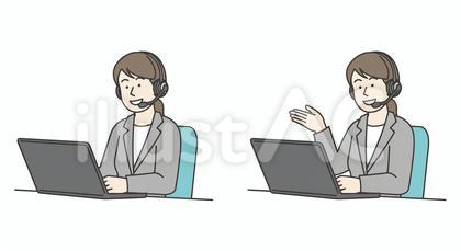 オペレーターコールセンターOMG女性