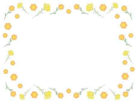 simple flower frame, , JPG and PNG