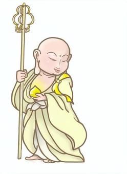 地蔵 お地蔵さん,仏像,仏さま,信仰,祈りのイラスト素材