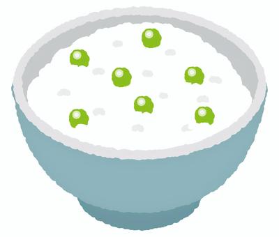 豆ごはん ご飯,米,ごはん,茶碗,手描き,挿絵,素材,豆ごはん,豆,グリンピースのイラスト素材