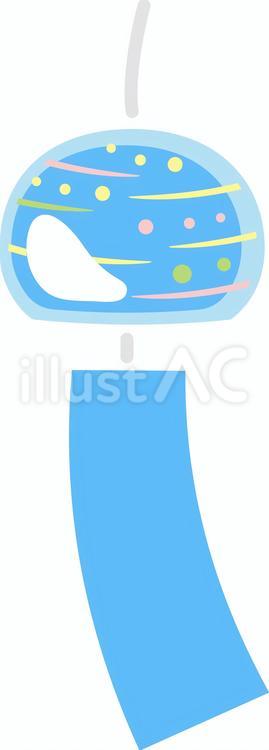 風鈴01 風鈴,夏,アイコンのイラスト素材