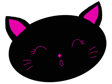 Black cats happy face, cat, cat, cat, JPG and PNG