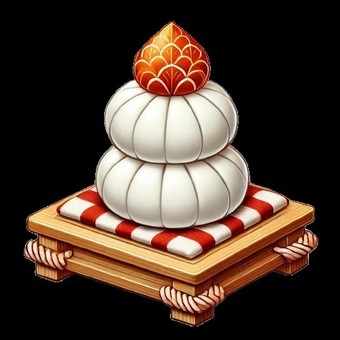 鏡餅のイラスト素材1