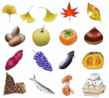 秋の風物詩セット_1