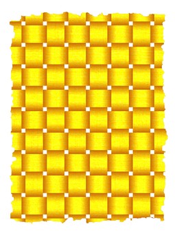 端がギザギザの粗い織り目  布地,正方形,編む,スクエア,織る,メッシュ,天然,編み細工,網の目,網目のイラスト素材