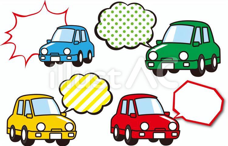 クルマ　車　 スピード,自動車,サンデードライバーのイラスト素材