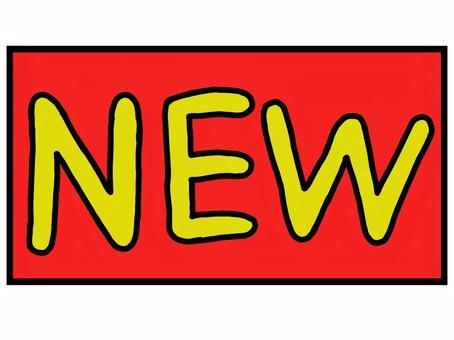 NEW① new,商品,販売,店,pop,文字,手描きのイラスト素材
