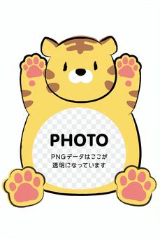 Illustration of a tiger that can be photographed New Year's material, , JPG, PNG and AI