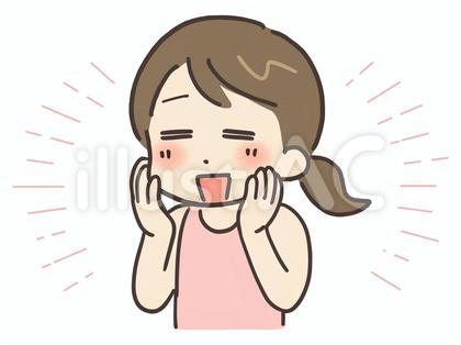 美肌に喜んでいる女性