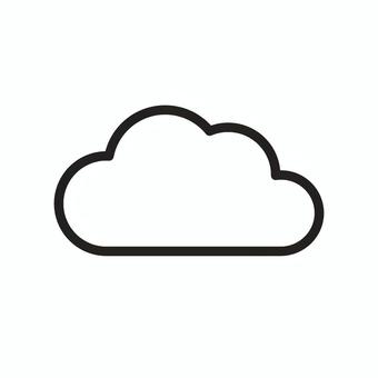 クラウドマーク（黒） クラウド,クラウドサービス,アイコン,雲,矢印,黒,シンプル,uiデザイン,ボタン,ウェブサイトのイラスト素材
