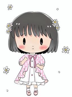 Chibi mob office worker, girl in cute clothes, JPG and PNG Chibi mob office worker, girl in cute clothes, tiny, girl, skirt, JPG and PNG