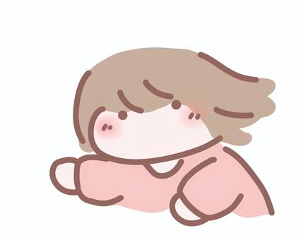Illustration, girl, tiny, chase, 