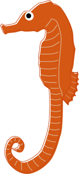 Illustration, seahorse, summer, sea creatures, JPG, PNG and AI