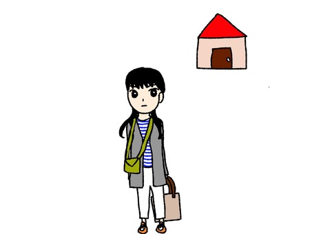 家出イラスト 無料イラストなら イラストac