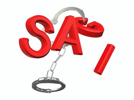 詐欺逮捕の文字・イメージ 文字,詐欺,手錠,逮捕,イメージ,立体,オリジナルのイラスト素材
