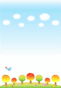 Autumn meadow (fresh), JPG and AI Autumn meadow (fresh), autumn, tiny, background, JPG and AI