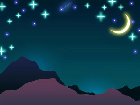 満天の星背景5 流れ星,背景,自然,輝き,煌めき,夜空,メルヘン,ファンタジー,幻想的,綺麗のイラスト素材