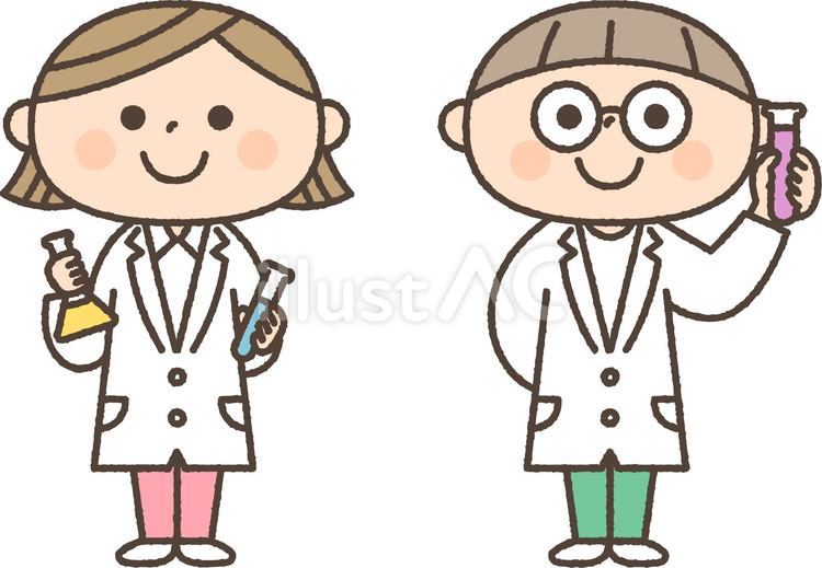科学者の格好をした子供 人物,子供,科学者のイラスト素材