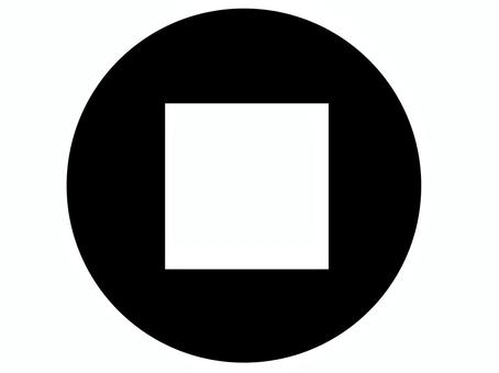 停止 ボタン 停止,ボタン,動画,視聴,配信,主線あり,イラスト素材,広告,チラシ,cmのイラスト素材