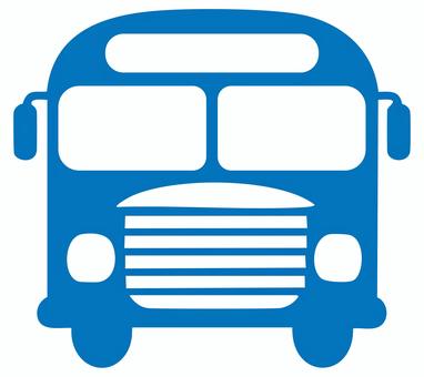 バスのアイコン 青 バス,交通,公共交通機関,乗り物,スクールバス,車両,運転,移動,旅行,運行のイラスト素材