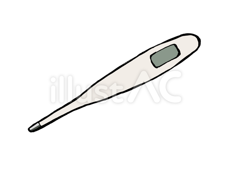 体温計 体温計,体温,病院のイラスト素材