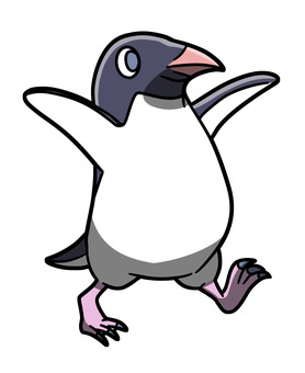 アデリーペンギン アデリーペンギン,ペンギン,南極,冬,水族館,海の生き物,動物のイラスト素材