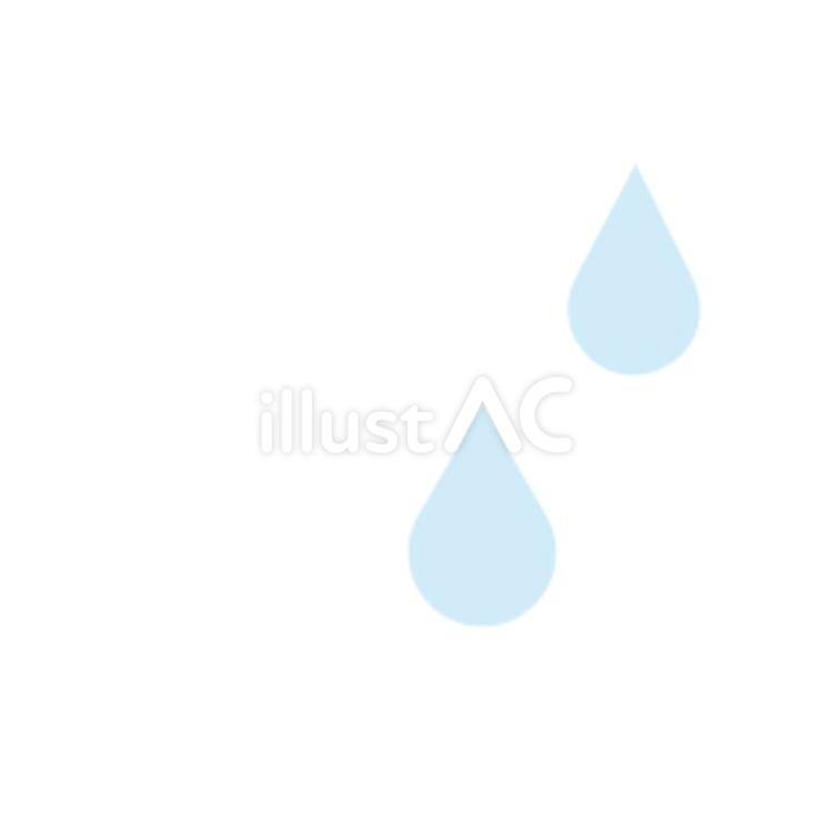 しずくアイコン しずく,水滴,雨のイラスト素材