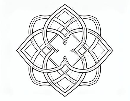ケルト文様の装飾