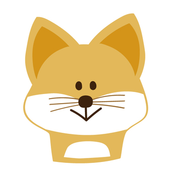 笑顔のキツネ