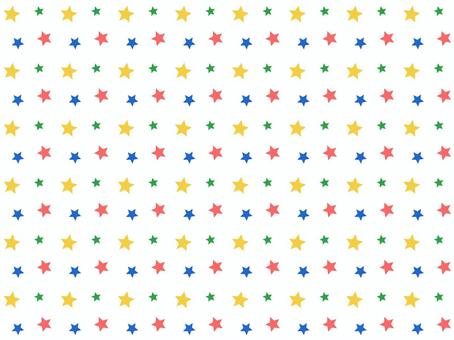 星柄（シャープ・ビビッドカラー）  星,背景,パターン,カラフル,ポップ,ビビッド,ビビッドカラー,ビビット,背景素材,背景透過のイラスト素材