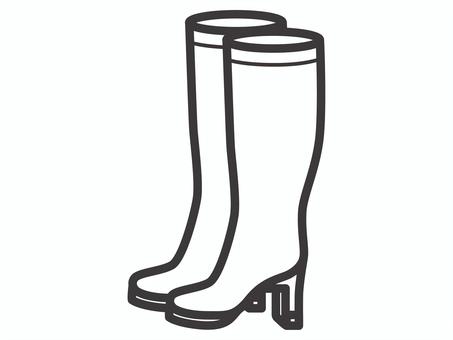 ロングブーツ(太・ハイヒール)03