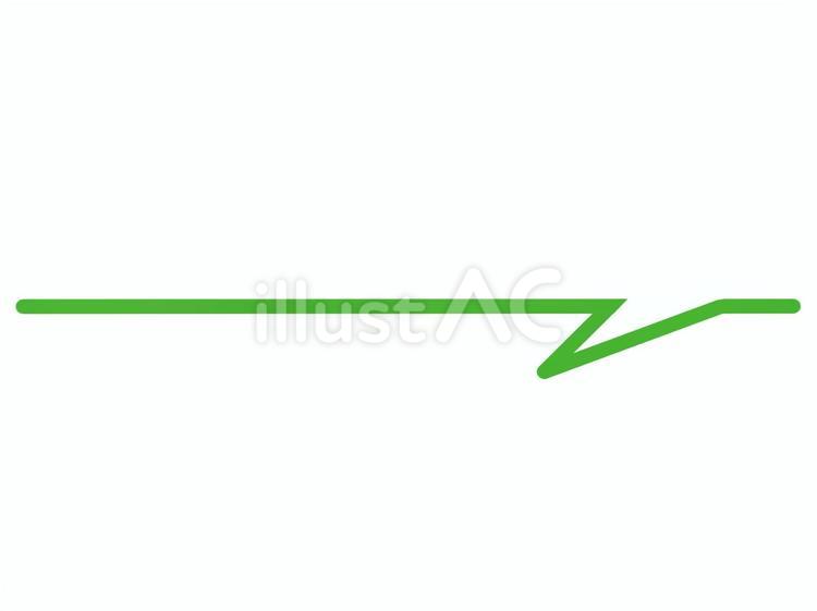 吹き出ししっぽ右下（緑） 吹き出し,しっぽ,矢印のイラスト素材
