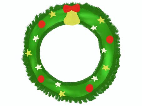 クリスマスリース クリスマス,リース,飾りのイラスト素材