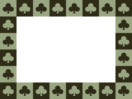 Clover tile frame, , JPG, PNG and AI