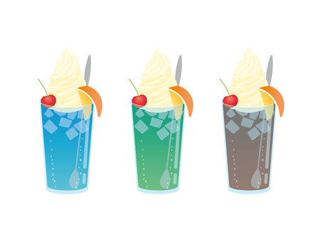 cream soda, melon soda, drink, cream soda, JPG and PNG