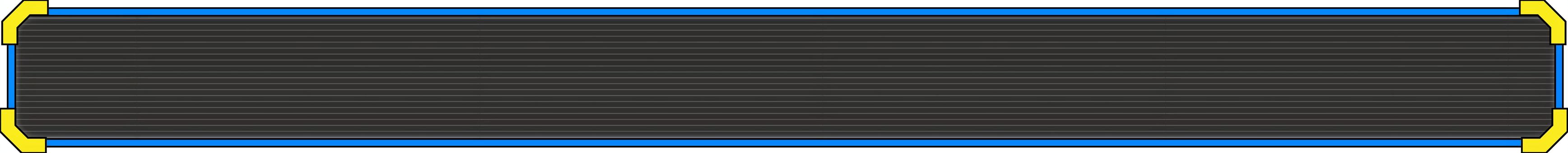 角が可愛いテロップベース（青） テロップベース,テロップ,枠,フレーム,シンプル,横長,タイトル,ポップ,おしゃれ,かわいいのイラスト素材