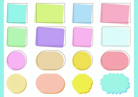 Illustration, speech balloon, serif, notes, 