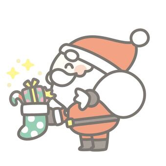 Illustration, santa claus, hat, beard, 