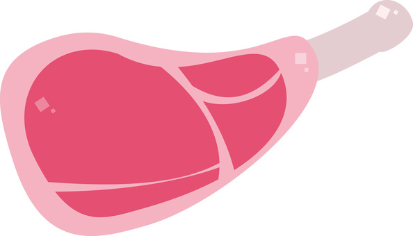 生のラムチョップのイラスト 食材,肉,ラム,羊肉,ラムチョップのイラスト素材