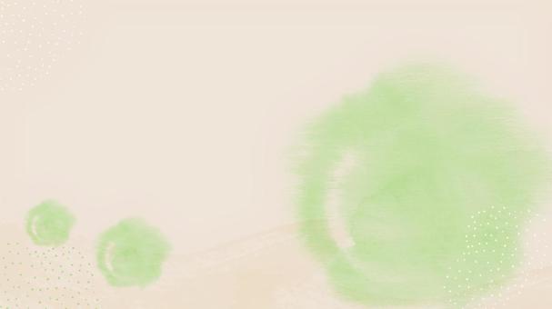 水彩背景/筆模様フリーハンド・もえぎいろ 水彩背景/筆模様フリーハンド・もえぎいろ 水彩,背景,優しい,淡い,くすみ,和柄,筆,模様,にじみ,ナチュラルのイラスト素材