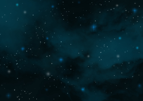 キラキラ星が青く輝く夜空 キラキラ星が青く輝く夜空 夜空,キラキラ,星空,星,天の川,銀河,宇宙,空,星座,星雲のイラスト素材