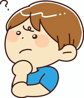 boy with doubts, JPG, PNG and EPS boy with doubts, doubt, children, boy, JPG, PNG and EPS
