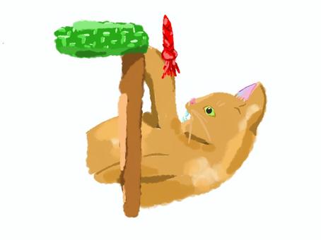 猫 猫,小物,デジタルアート,かわいい,手描きのイラスト素材