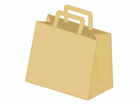 茶色い紙袋 白背景 茶色い紙袋 白背景 紙袋,袋,ショッパー,手土産,差し入れ,贈り物,贈答品,お土産,白背景,持ち手のイラスト素材