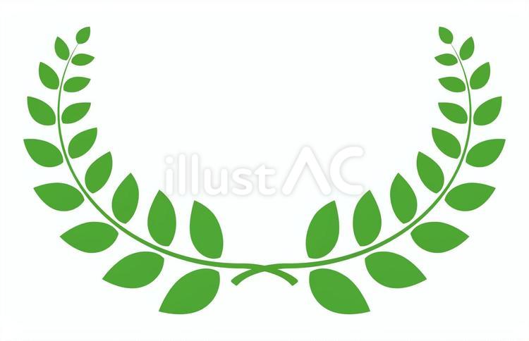 月桂樹（月桂冠） 月桂樹,月桂冠,アイコンのイラスト素材