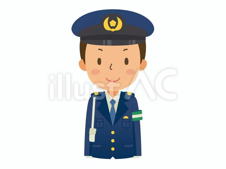 警察官 警察官,警官,警察のイラスト素材