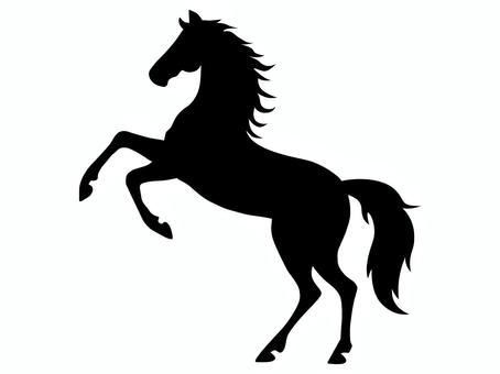 馬　シルエット