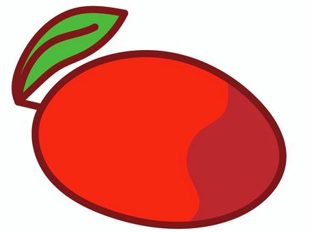 マンゴー マンゴー,フルーツ,果物,おやつ,ダイエット,フルーツジュース,甘い,完熟,果汁,八百屋のイラスト素材