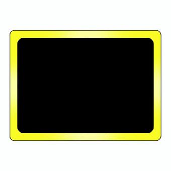 枠付き黒パネル4 パネル,黒,四角,枠,テキストスペース,サイバー,シンプルのイラスト素材